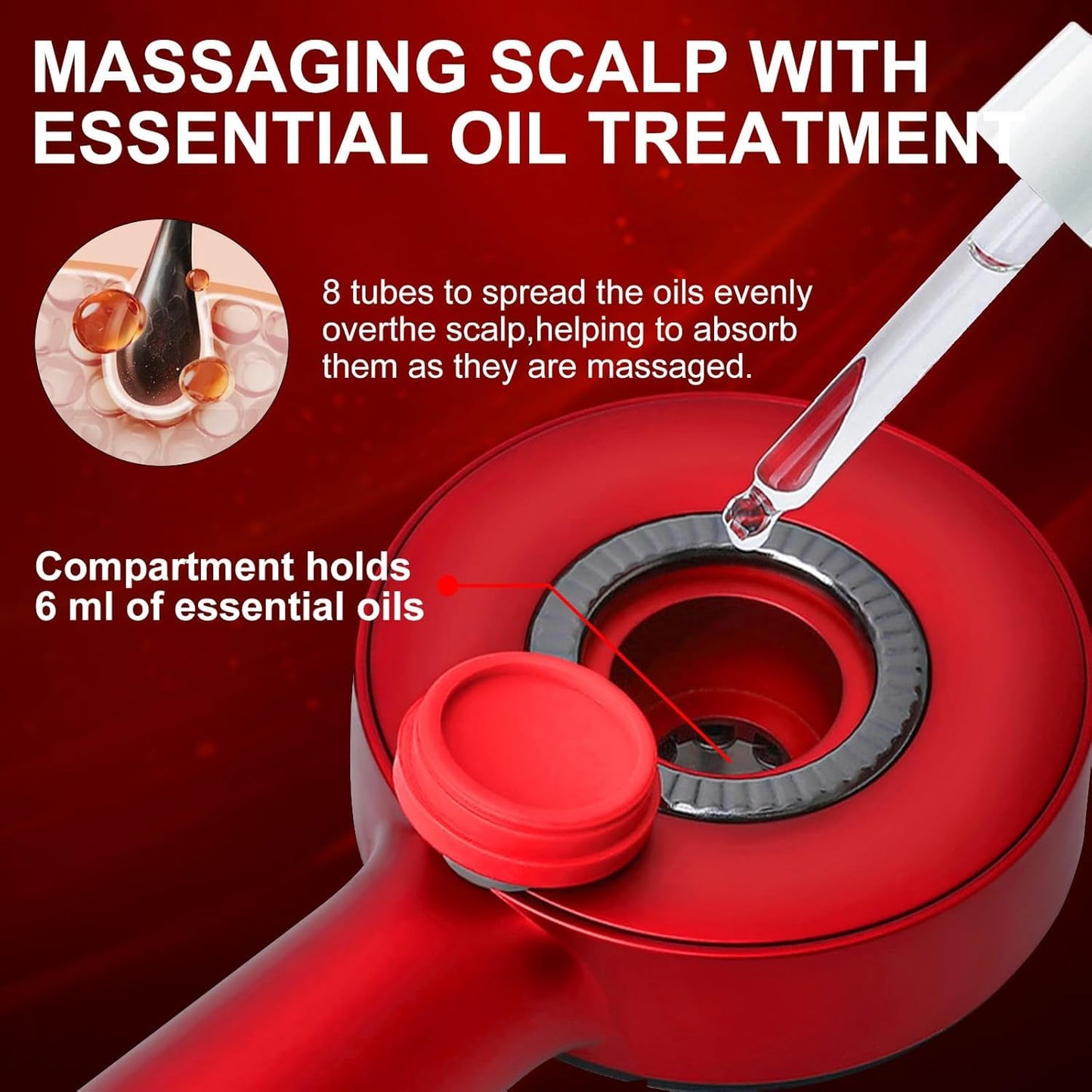Electric Scalp Massager Comb