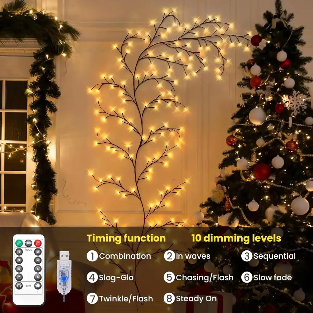 LumiWillow LED Vine Light